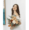 Wedding bouquet Orange bridal bouquet Terracotta orange bouquet Rust wedding bouquet Fall wedding bouquet